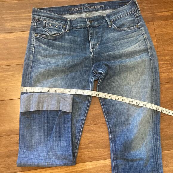 Citizens of Humanity Dani Straight Faded Medium-wash Cropped Jean-size 29 - Picture 8 of 14